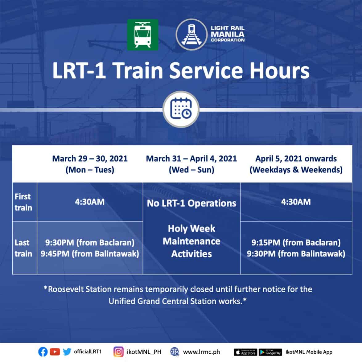 LRMC Implements Adjusted LRT 1 Operating Hours PhilStar Wheels LRMC Implements Adjusted LRT 1 Operating Hours PhilStar Wheels